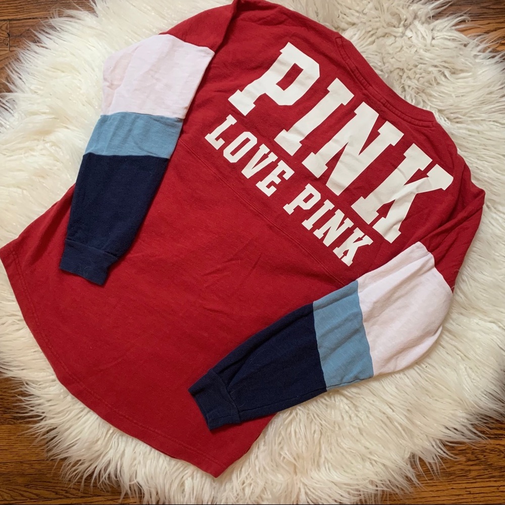 VS PINK varsity crew sweatshirt